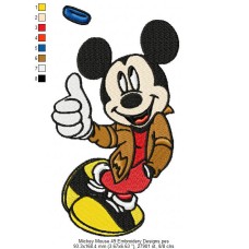 Mickey Mouse 49 Embroidery Designs